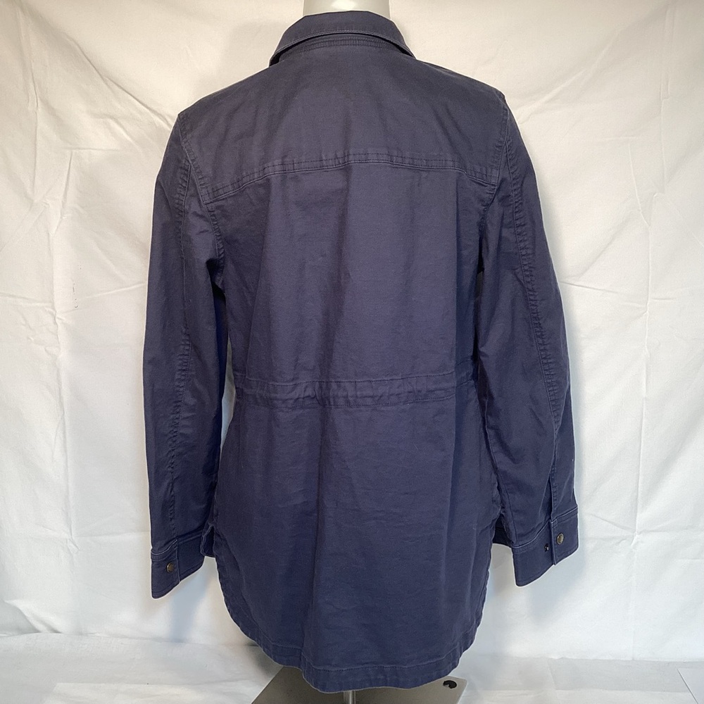 L.L. Bean Women's Navy Blue Utility Jacket Size Medium - Picture 6 of 16